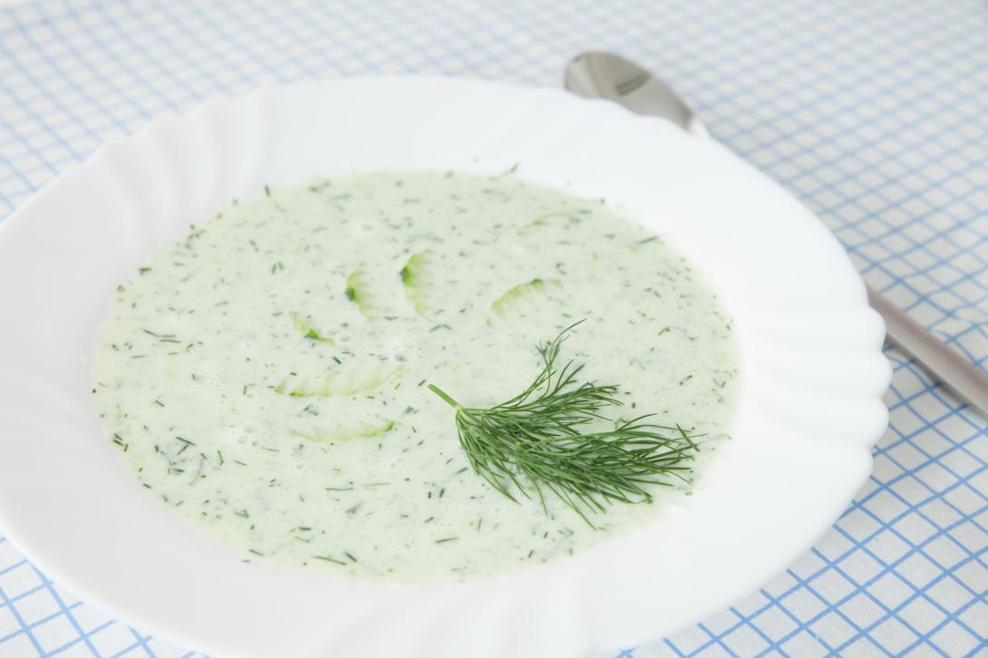 Geeiste Gurkensuppe mit Dill ©CC3.0 Sachsenschmaus.de