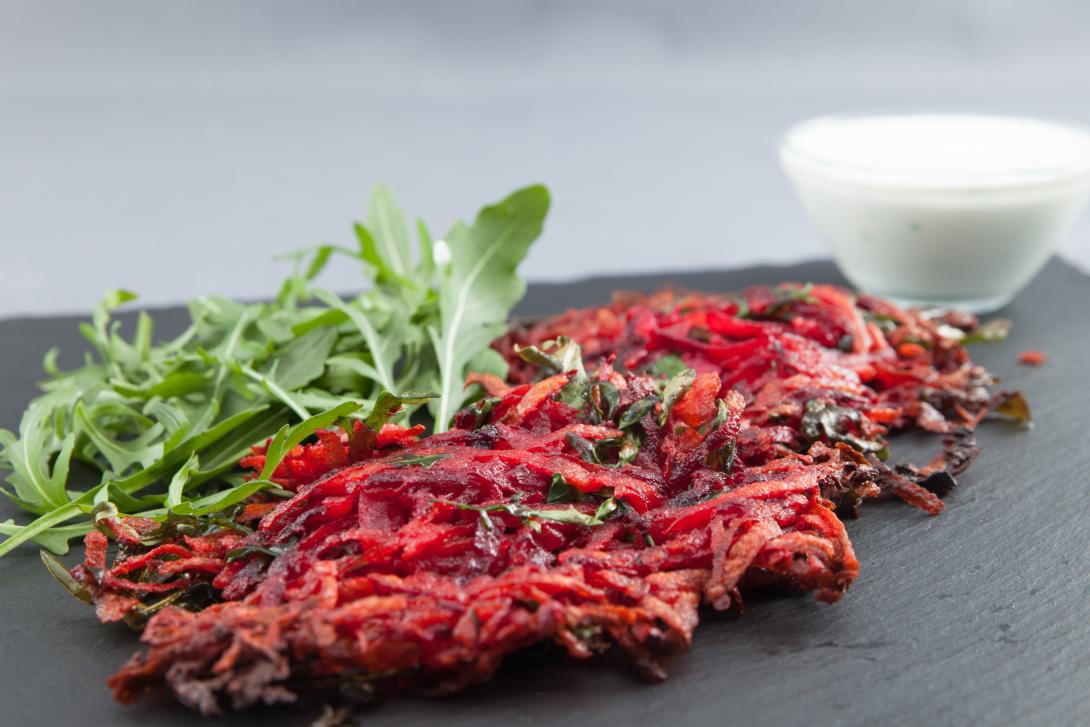 Wintergemüse mal anders: Rote-Bete-Rösti mit Rucola | sachsenschmaus.de